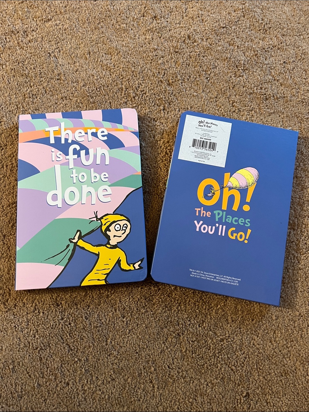 Dr. Seuss Colorful Board Journal Duo – Blue, Yellow & Pastel Covers